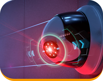 Camera with detection overlay